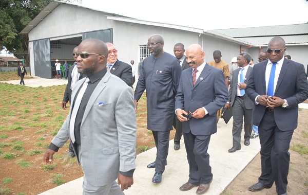 Tour of the campus in progress